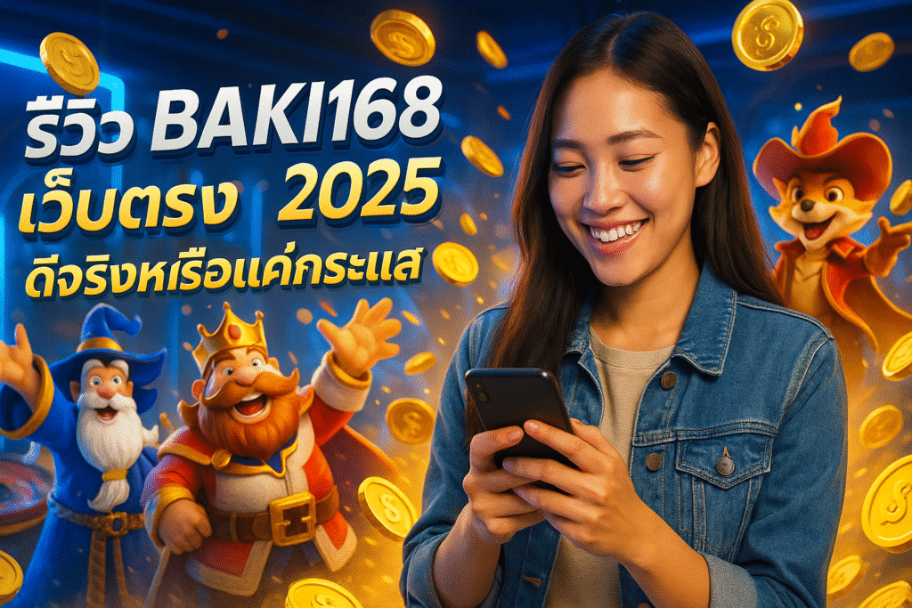 รีวิว BAKI168 เว็บตรง 2025 ดีจริงหรือแค่กระแส