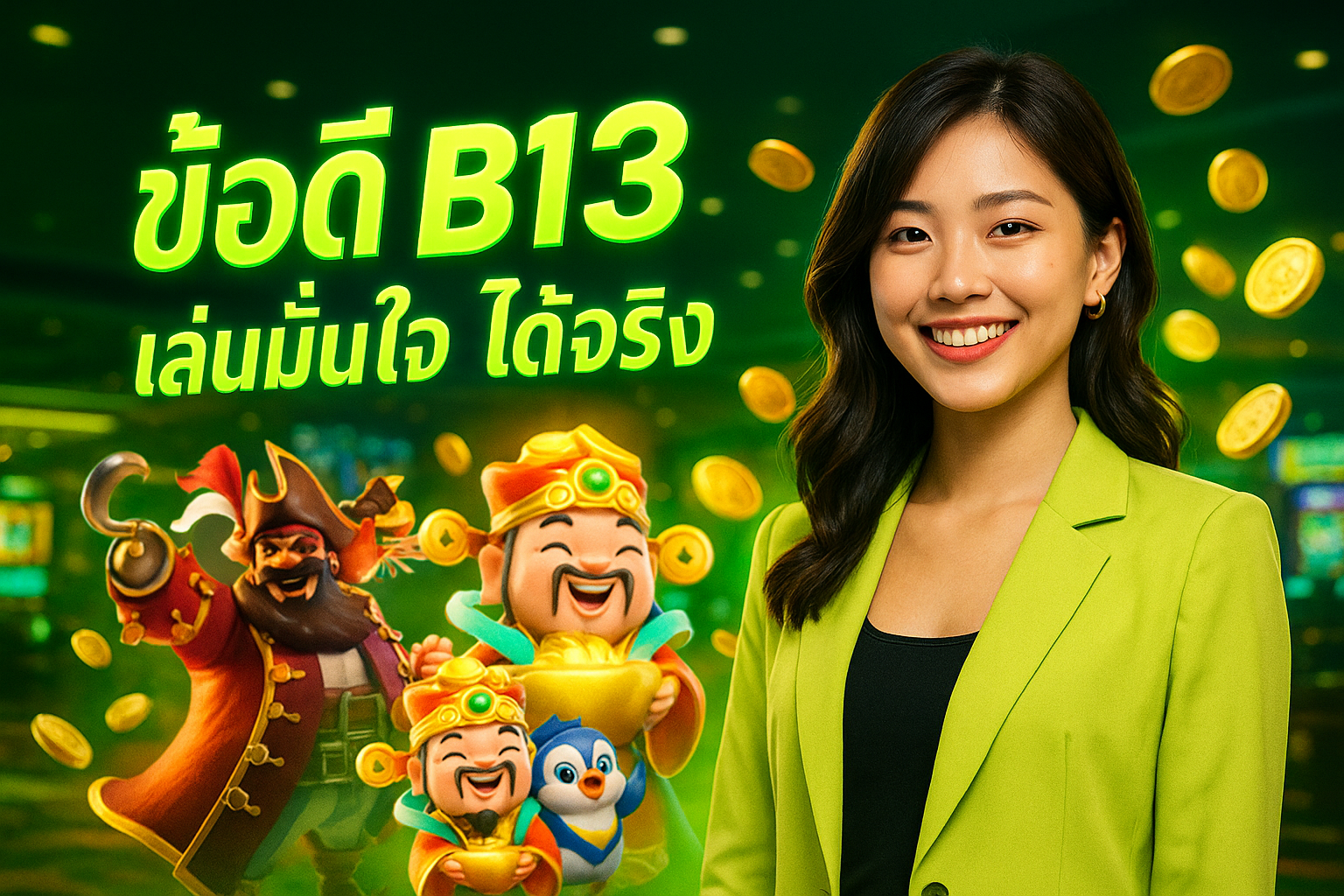 ข้อดี B13 เล่นมั่นใจ ได้จริง